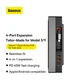 Док-станція Baseus T-Space Series HUB для Tesla Cars With retractable 45W type-C cable 2USB/2Type-C - зображення 6