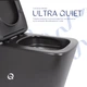 Унитаз подвесной Qtap Tern New Ultra Quiet с сиденьем с сиденьем Soft-Close MATT BLACK QT17332303ASMB - изображение 5