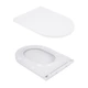 Підлоговий унітаз Qtap Scorpio безободковий Ultra Quiet з сидінням Soft-close QT14222125AUQW - изображение 8