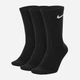 Набор мужских носков высоких хлопковых Nike U Nk Everyday Cush Crew SX7676-010 38-42 (M) 3 пары Черный (888407237195) - изображение 1