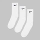 Набор мужских носков высоких хлопковых Nike U Nk Everyday Cush Crew SX7676-100 38-42 (M) 3 пары Белый (888407237270) - изображение 3