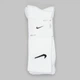 Набор мужских носков высоких хлопковых Nike U Nk V Cush Crew Value SX4508-101 42-46 3 пары Белый (685068095436) - изображение 8