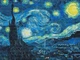 Алмазная мозаика на подрамнике ColorArt 30x40 Звездная ночь Ван Гог STP490 + Подарок лак для покрытия - изображение 2