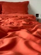 Простирадло Cozy 140x200x20 см на резинці Морквяне - зображення 6