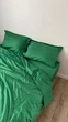 Простирадло Cozy 80x190x20 см на резинці Зелене - изображение 1