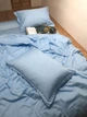 Простирадло Cozy 140x200x20 см на резинці Небесно-блакитне - изображение 7