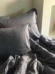 Простирадло Cozy 140x200x20 см на резинці Темно-сіре - зображення 4