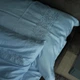 Комплект постільної білизни Cozy небесно-блакитний з вишитими гілками в тон Євро 200*220 см простирадло на резинці - изображение 6