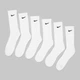 Набор мужских носков высоких Nike U Nk Everyday Cush Crew Bd SX7666-100 46-50 6 пар (194954124810) - изображение 4