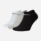 Набор женских носков коротких хлопковых Nike U Nk Everyday Cush Ns SX7673-964 38-42 3 пары Белый/Серый/Черный (194955549339) - изображение 8
