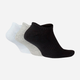Набор женских носков коротких хлопковых Nike U Nk Everyday Cush Ns SX7673-964 38-42 3 пары Белый/Серый/Черный (194955549339) - изображение 9