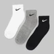 Набор мужских носков коротких хлопковых Nike U Nk Everyday Cush Ankle SX7667-964 38-42 3 пары Черный/Белый/Серый (194955549216) - изображение 6