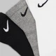 Набор мужских носков коротких хлопковых Nike U Nk Everyday Cush Ankle SX7667-964 38-42 3 пары Черный/Белый/Серый (194955549216) - изображение 8