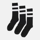 Набор мужских носков высоких хлопковых 4F Socks Cas U206 4FAW23USOCU206-90S 43-46 3 пары Черный (5904698393244) - изображение 3