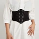 Широкий пояс-корсет ремінь поясок Honey Fashion Accessories One Size чорний (16-40) - зображення 1