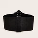 Широкий пояс-корсет ремінь поясок Honey Fashion Accessories One Size чорний (16-40) - зображення 3