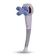 Ручной вибромассажер для всего тела 8в1 Magic Massager, вибрационный массажер с сменными насадками VMG-81-White/Blue - изображение 9