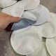 Многоразовые лактационные вкладыши в бюстгальтер Разноцветные 11 см 5 пар - изображение 4