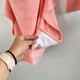 Накидка для годування велюрова Рожевий + Чохол 90*60 см - зображення 3