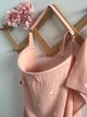 Накидка для годування муслінова Персиковий + Чохол 90*60 см - зображення 7