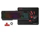 Комплект A4Tech Bloody B1700 (Black) ігровий, клавіатура, миша, килимок USB (4711421980401) - зображення 1