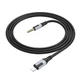 Аудиокабель BOROFONE BL19 Lightning to AUX 1m, Black - изображение 3