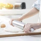 Скалка из нержавеющей стали Rolling Pin с вращающимся валиком 44 х 5 см (R97330-44) - изображение 3