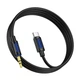 Аудиокабель BOROFONE BL20 Type-C to AUX 1m, Black - изображение 4