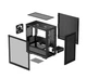 Корпус DeepCool CH370 Black (R-CH370-BKNAM1-G-1) без БЖ ( Black ) - изображение 12
