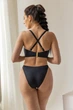 Роздільний купальник балконет Kris Line Balconette MHM Portofino 65G Чорний - зображення 3