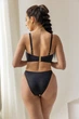 Роздільний купальник балконет Kris Line Balconette MHM Portofino 65G Чорний - зображення 4