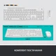 Комплект (клавіатура, миша) бездротовий Logitech MK295 Combo White USB (920-009824) Білий 23506 - изображение 12