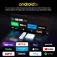 Смарт ТВ приставка H96 Max H313 2/16 Гб Android TV 14 Smart Box Allwinner H313 + промокоды на телевидиние (H96 Max H313 2/16 White) - изображение 3