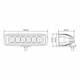 Фара світлодіодна Winso Pro EPISTAR розсіяний 10-30V, 18W (6x3W), 1шт 780210 - зображення 8