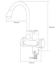 Кран-водонагреватель проточный для кухни Aquatica 3кВт (JZ-6B141W) - изображение 2