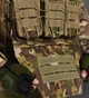 Плитоноска с напашником мультикам Attack с 4 точками быстрого сброса - изображение 4