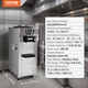 Фризер для морозива Vevor 21-31 літрів/годину / 3 смаки (CKX300PRO-A19) - изображение 7
