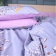 Комплект постельного белья Mirson Полуторный 143х210 см Бязь 17-0760 Violet blossoms (2200010936629) - изображение 4