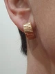 Золотые серьги с алмазной гранью. 130706М-1 - изображение 2