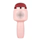 Караоке-микрофон с аккумулятором Animals F812 Bluetooth AUX Earphones 1800mAh беспроводной с колонкой с эффектом изменения голоса Pink - изображение 4