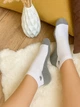 Набор женских носков коротких хлопковых Лео Grey Heart 36-40 12 пар Белый/Серый (ROZ6501062305) - изображение 4