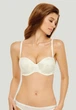 Бесшовный комплект классический бюстгальтер с пуш-ап collection Charming Lace Marc & Andre A4-0242в 80B молочный - изображение 2