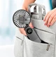 Ручной / настольный вентилятор на аккумуляторе Foldable Fan складной вентилятор с дисплеем, черный (104063999) - изображение 7