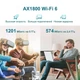 Точка доступу TP-Link RE605X (AX1800, 1xGE LAN, 2 зовнішні антени) розетка - изображение 8