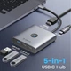 Концентратор USB Type-C Orico FAX3-5P-GY-EP Grey (CA914227) ( Сірий ) 38882 - зображення 3