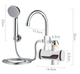 Кран-водонагреватель с душем нижнее подключение Instant electric heating water Faucet FT-001 - изображение 4