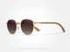 Женские поляризационные солнцезащитные очки KINGSEVEN W5519 Brown - изображение 3