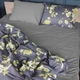 Комплект постельного белья Mirson Полуторный 143х210 см 22-1387 Gray Flowers Сатин (2200010473247) - изображение 4