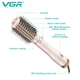 Стайлер фен-щетка VGR V-494, 3 температурные режимы, для сушки и укладки, White - изображение 3