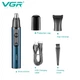 Триммер VGR V-626 2 насадки 180 mAh 3000 RPM Blue (9111) - изображение 4